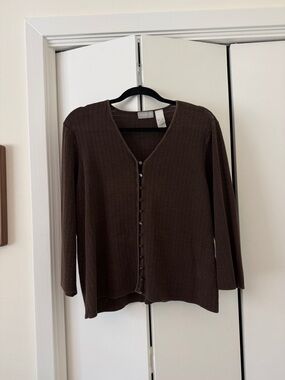 Vintage Brown Liz Claiborne Blouse